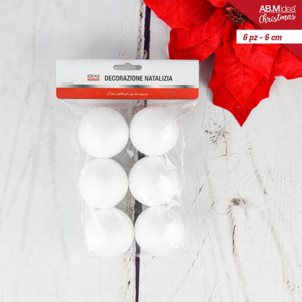 Kerstballen 6 stuks – 6 cm