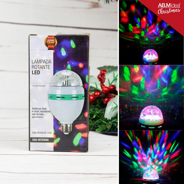 Draaiende Multicolor LED-lamp