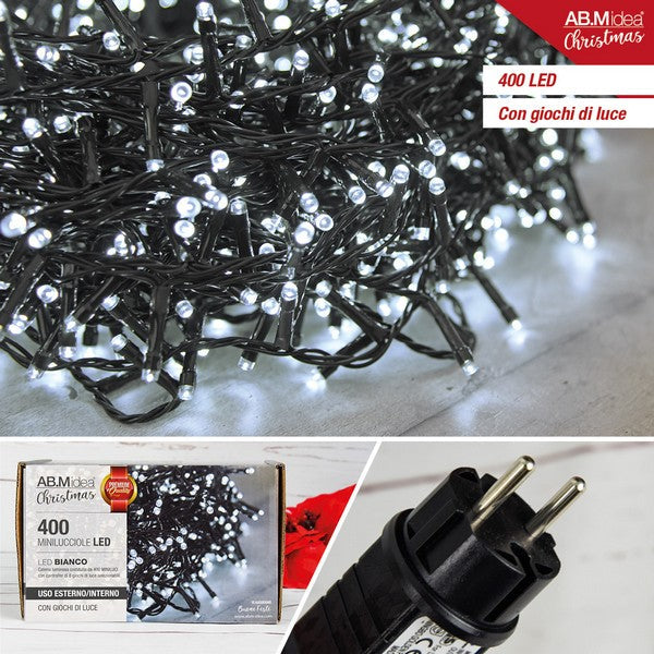 LED Lichtketting 400L Wit – 20 m – 31V – Binnen/Buiten