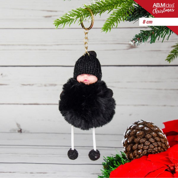 Kinderbontjas 8 cm Zwart