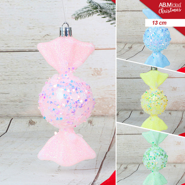 Macaron Snoep Ornament 13 cm – 1 stuk