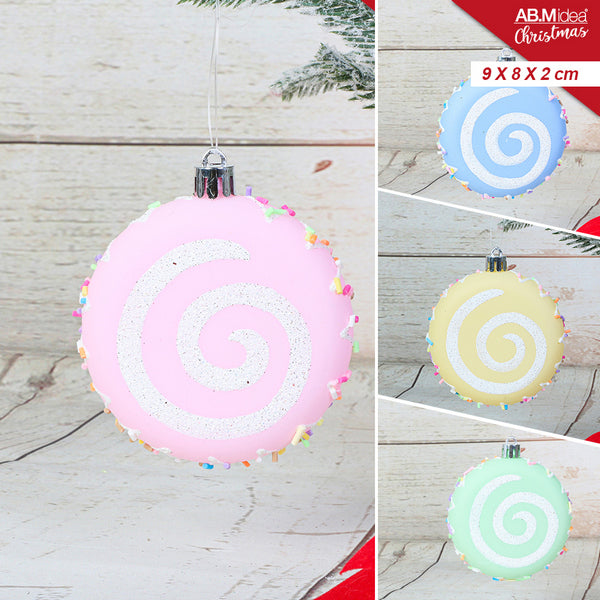 Macaron Koekje Ornament 9×8×2 cm