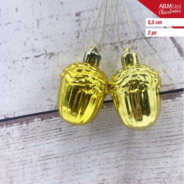 Decor Figuren 5,5 cm – Goud – 2 stuks