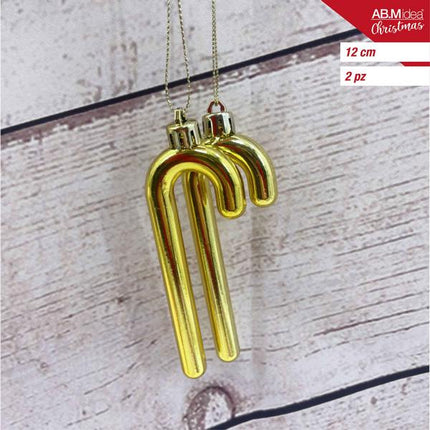 Decoratieve Stick 12 cm – Goud – 2 stuks