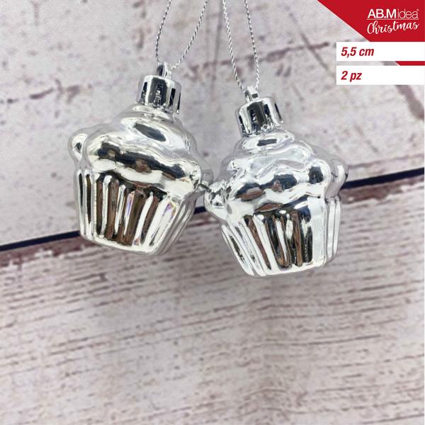 Ijskegels 5,5 cm – Zilver – 2 stuks