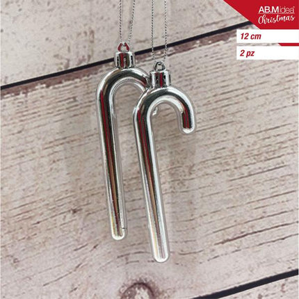 Stick 12 cm – Zilver – 2 stuks