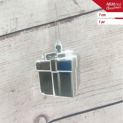 Geschenkverpakking 7 cm – Zilver – 1 stuk