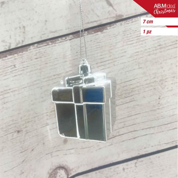 Geschenkverpakking 7 cm – Zilver – 1 stuk