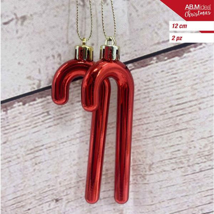 Decoratieve Stick 12 cm – Rood – 2 stuks