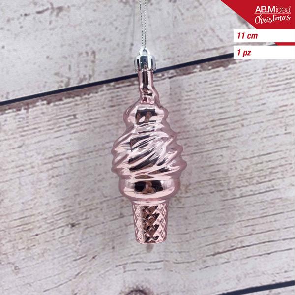 Ijskegel 11 cm – Roze – 1 stuk