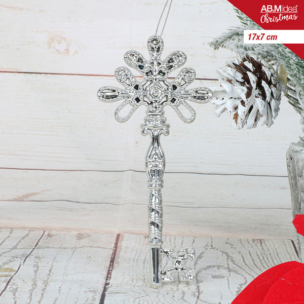 Sleutelhanger 17×7 cm – Zilver