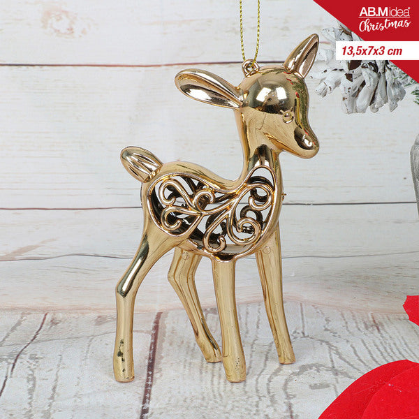 Hertenhanger 13,5×7×3 cm – Champagne