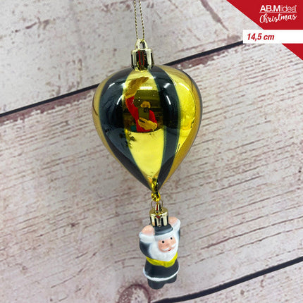 Kersthanger 14,5 cm – Zwart/Goud