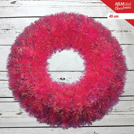 Ronde Slinger Klatergoud Roze Macaron – 45 cm