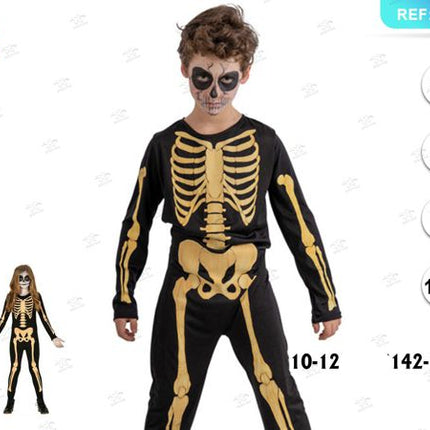 Unisex kinderskeletkostuum 1set (10-12 anni)