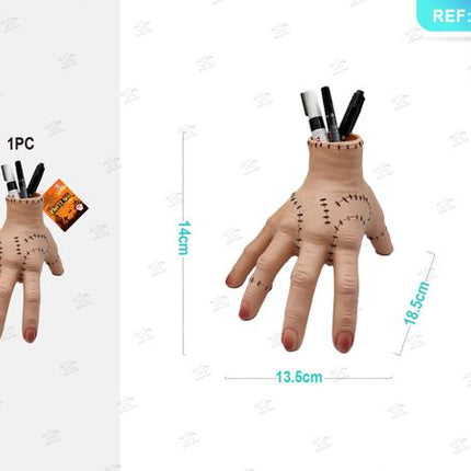 Multifunctionele handvormige pennen-/bloemenhouder