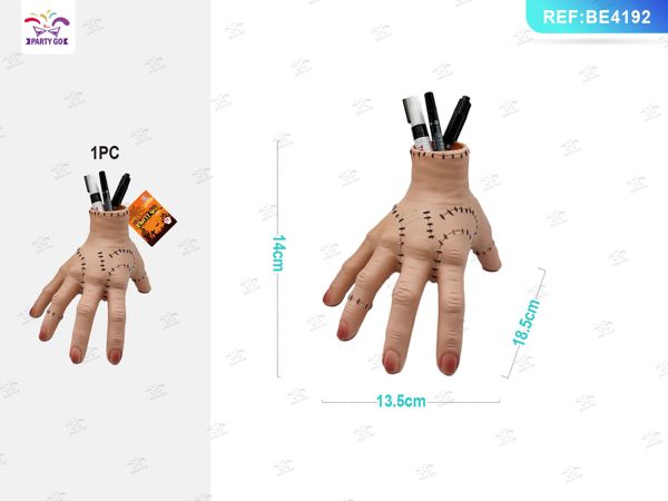 Multifunctionele handvormige pennen-/bloemenhouder