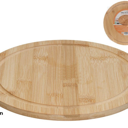 Ronde bamboe snijplank Ø 30 cm