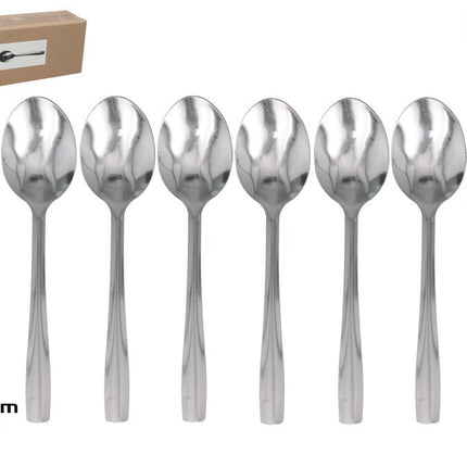 Tafellepels Cris 19,5 × 4,5 cm – set van 6