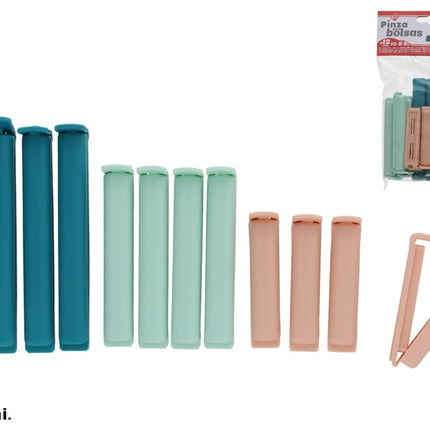 Zaksluitclips 10,5/8,5/6,5 cm – set van 12