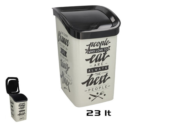 Huishoudelijke afvalbak 23 liter