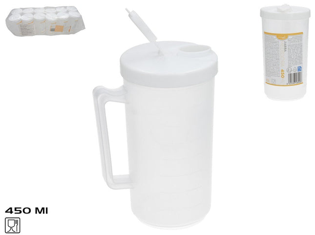 Maatbeker met deksel 450 ml