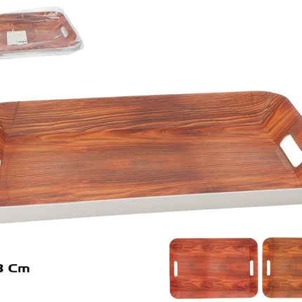 Rechthoekig dienblad Mon Bois 41 x 28 cm – assorti
