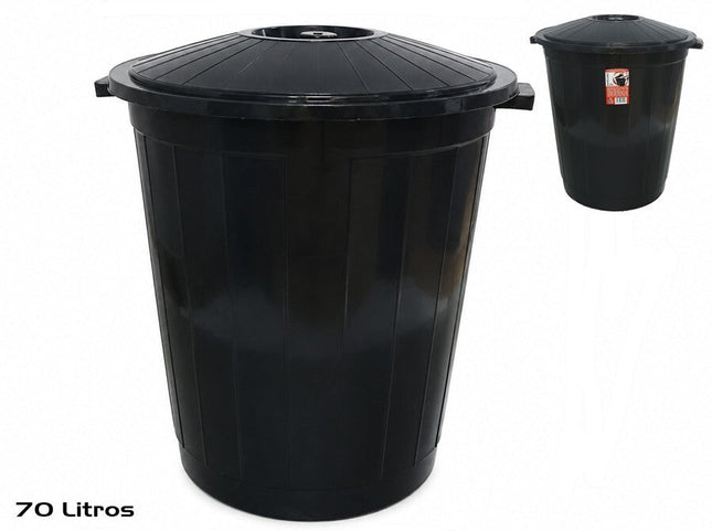 Afvalbak 70 L – zwart