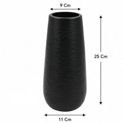 Vaas Hannibal 25 × 9 cm – zwart