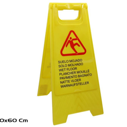 Waarschuwingsbord ‘Natte vloer’ 20 × 29 × 60 cm*