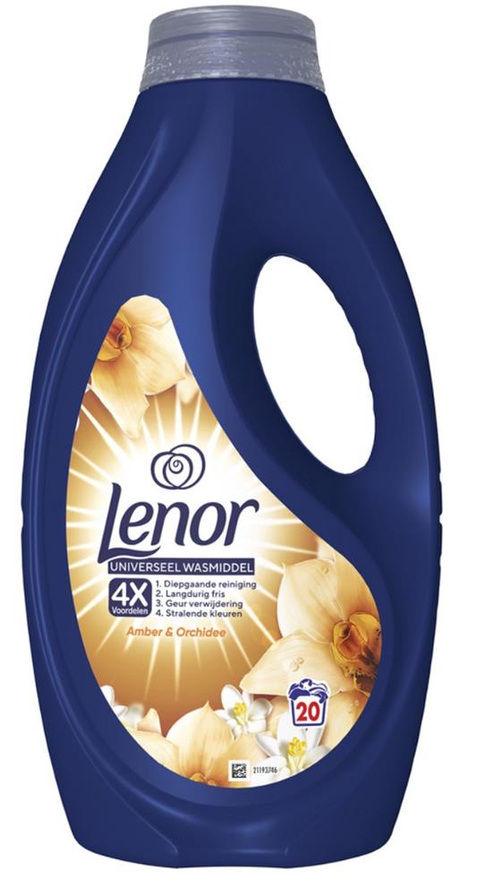 Lenor vloeibaar wasmiddel Golden Orchid 900 ml 20 wasbeurten