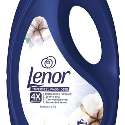 Lenor vloeibaar wasmiddel Cotton 900 ml 20 wasbeurten