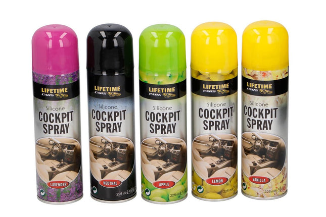 Cockpitspray 225ml Assorti Geuren