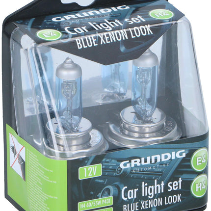 Autolampenset H4 12V Xenon Blauw