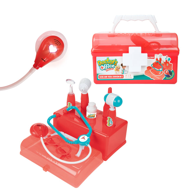 Doctor Speelset in Koffer met accessoires en licht/geluid