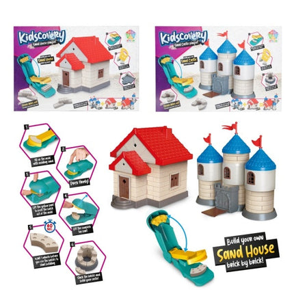 KidScovery Zandsteen Maakmachine met accessoires – 2 assorti