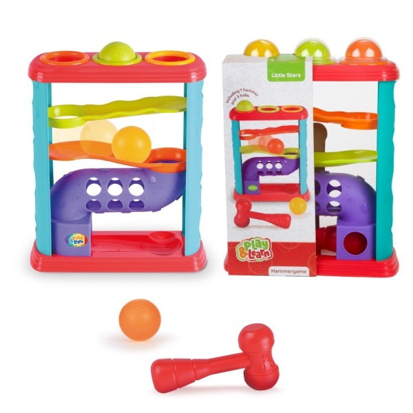 Little Stars Hamerbank Toren met 3 ballen