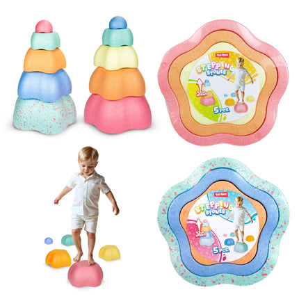 Stepping & Stacking Stones Pastel – set van 5 – 28 cm