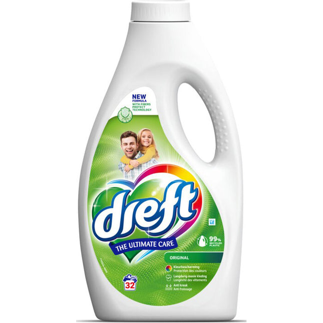 Dreft Vloeibaar Wasmiddel Original – 32 wasbeurten