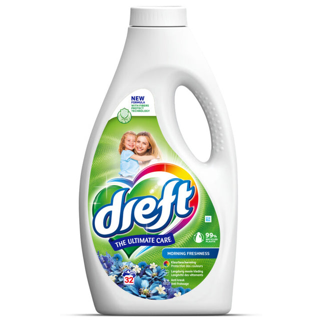 Dreft Vloeibaar Wasmiddel Morning Freshness – 32 wasbeurten