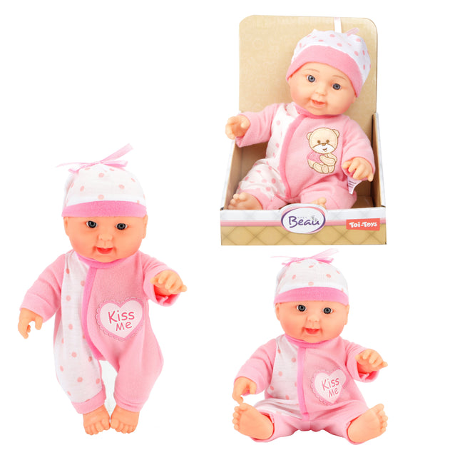 BEAU Baby Pop “Kiss Me” – 22,5 cm met muts