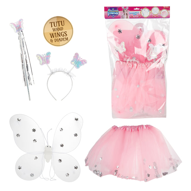 Princess Friends Verkleedset Butterfly Fairy – 2 assorti