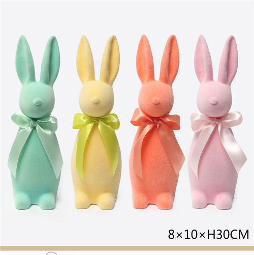 Decoratief konijn 8x10x30 cm – assorti