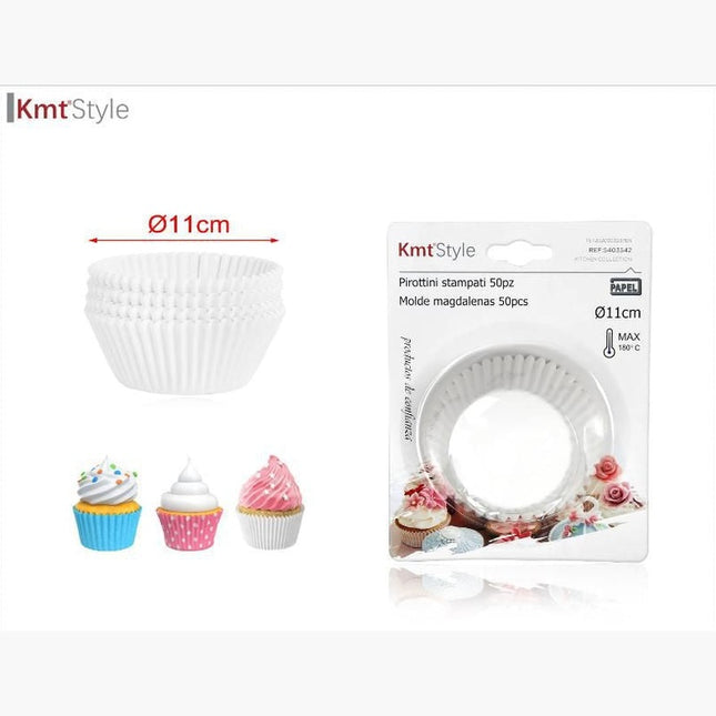 50 Stuks 11 Cm Gouden En Zilveren Muffinvormpjes