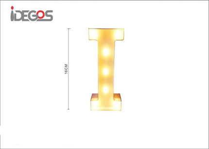 LED letter I 16 cm