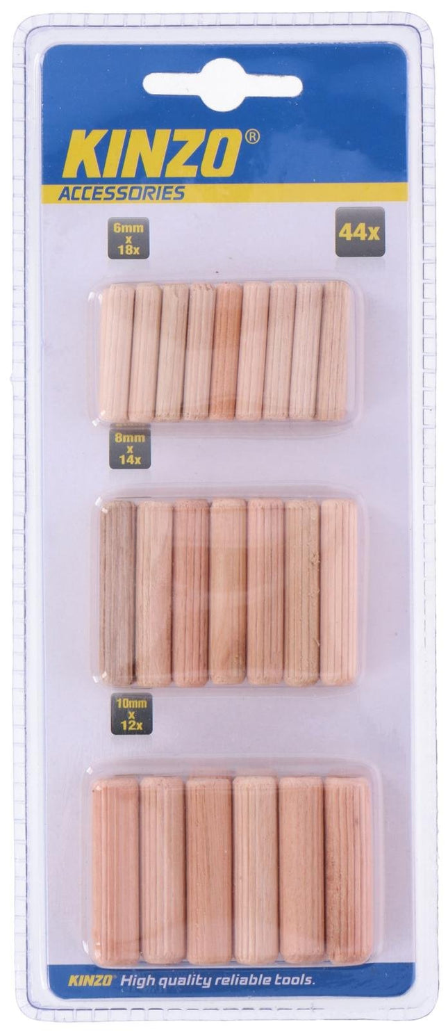 Houten deuvels – 44 stuks