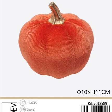 Decoratieve pompoen Ø 10 × 11 cm