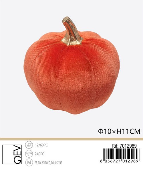 Decoratieve pompoen Ø 10 × 11 cm