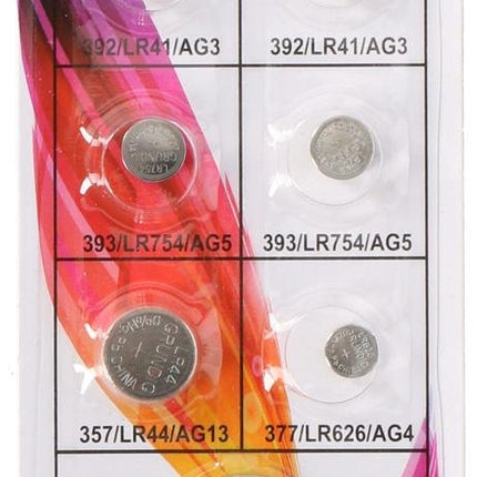 Knoopcel batterij AG/CR – 10 stuks