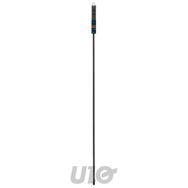 Uitschuifbare gordijnroede 19 mm 210–380 cm Sablis zwart